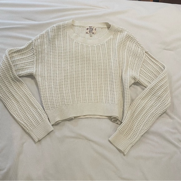 Cropped knit sweater - Picture 2 of 4